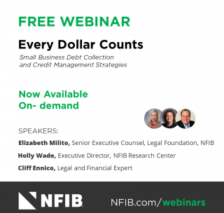 Every Dollar Counts - A Small Business Owner’s Webinar & Guide for Collecting Debts