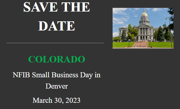 NFIB Small Business Day in Denver, March 30