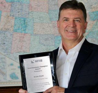 NFIB Recognizes Southern Champion Tray’s Brian Hunt as a Small Business Champion