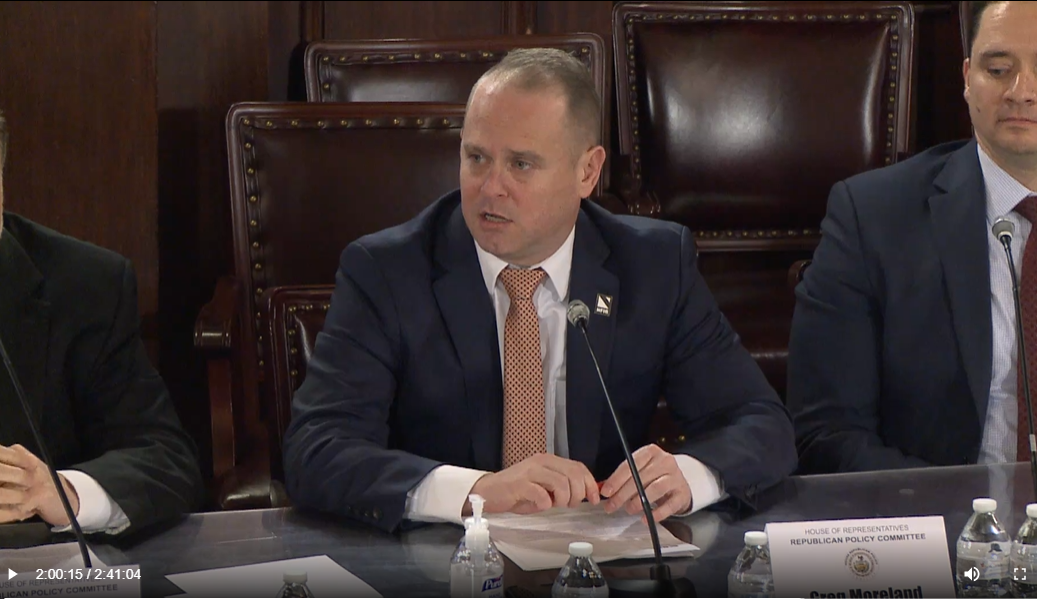 State Director Greg Moreland Testified Before House on Rising Energy Costs