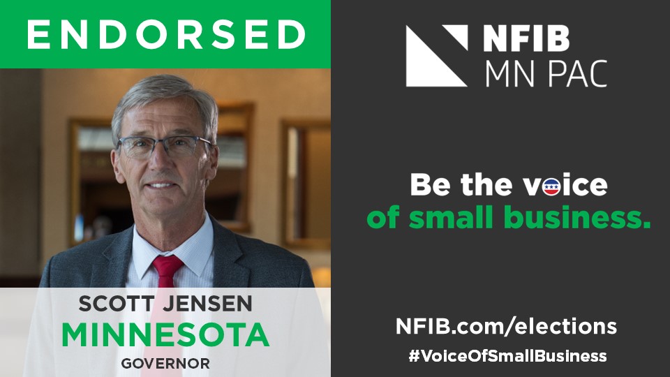 NFIB MN PAC Endorses Dr. Scott Jensen for Minnesota Governor