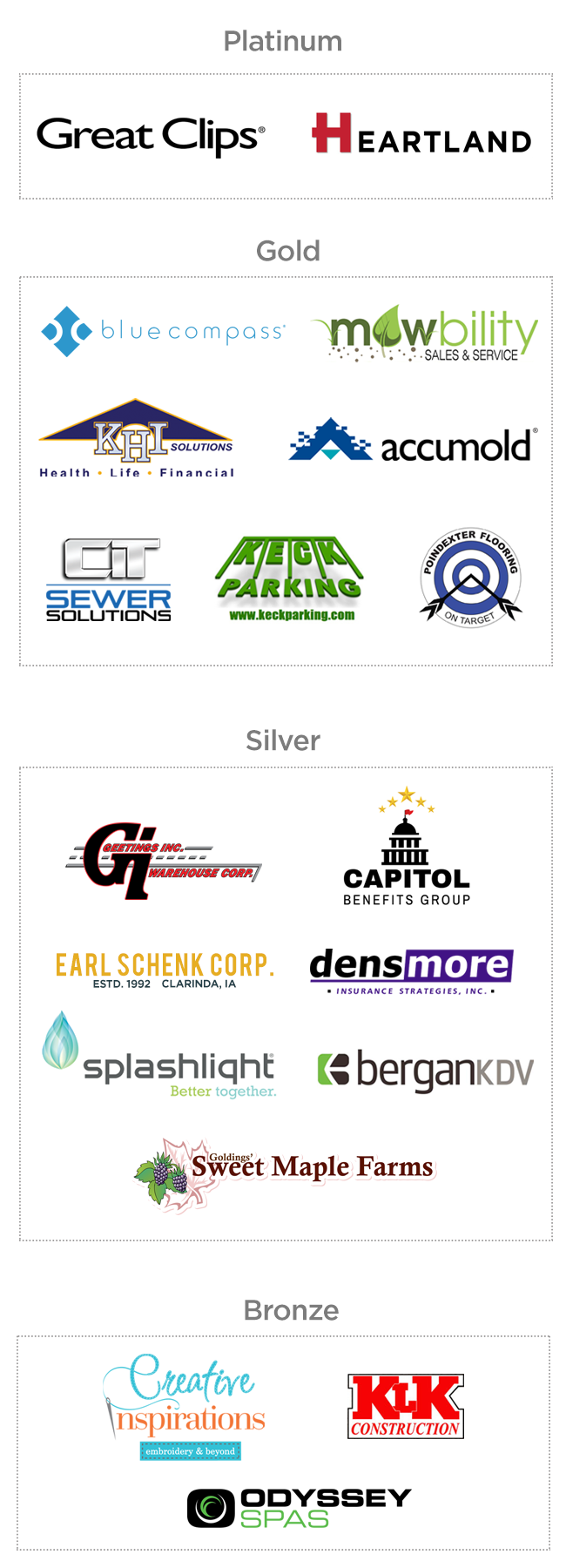 Iowa Small Business Day Sponsors